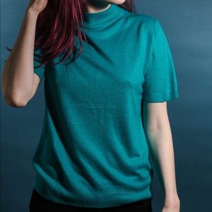 Sag Harbor Short Sleeve Sweater